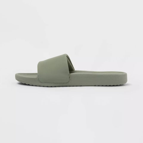 All In Motion Boy's Olive Green Tatum Comfort Sports Slipper|All In Motion In Lebanon