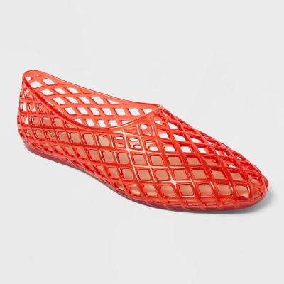 A New Day Women's Red Yuri Jelly Slip On Slippers | A New Day In Lebanon