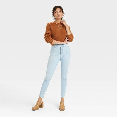 Universal Thread Women's Light Blue High-Rise Skinny Jeans |Universal Thread In Lebanon
