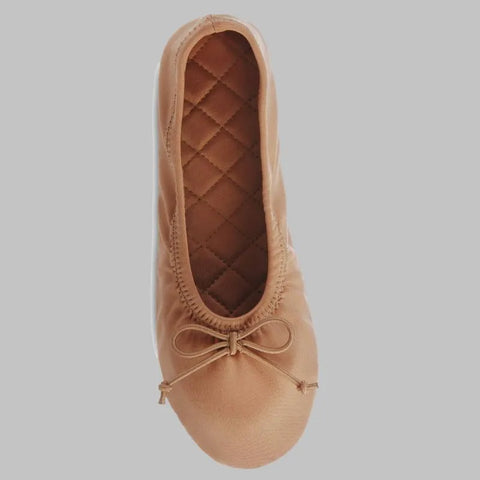 Isotoner Women's Light Orange Sloan Nude Spandex Ballerina Panduff | Isotoner In Lebanon