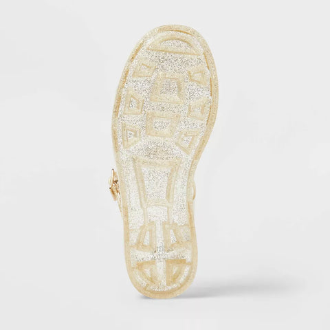 Wild Fable Women's Light Gold Poppy Ankle Strap Jelly Sandals | Wild Fable In Lebanon