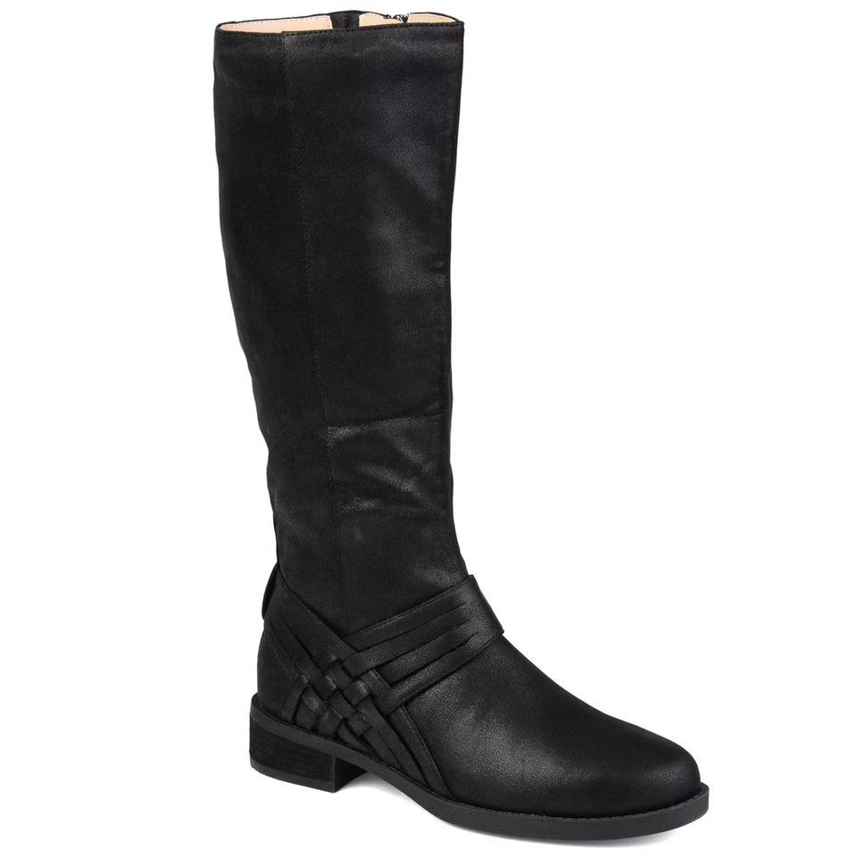 Journee Collection Women's Black Meg Boot