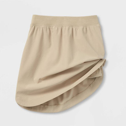 Cat & Jack Girl's Beige Woven Performance Uniform Skort | Cat & Jack in Lebanon