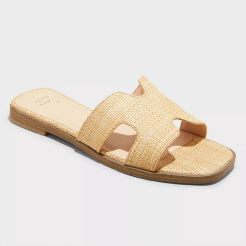 A New Day Women's Beige Nina Slide Slipper | A New Day In Lebanon