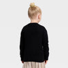 Cat & Jack Girl's Black Jacquard Crewneck Pullover Blouse | Cat & Jack In Lebanon