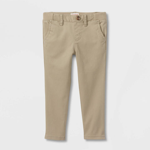 Beige pants on a white background