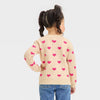 Cat & Jack Baby Girl's Beige Heart Print Blouse | Cat & Jack In Lebanon