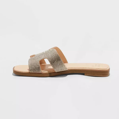 A New Day Women's Nina Rhinestone Flat Slipper  |A New Day In Lebanon