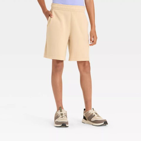 Art Class Boy's Beige Mid-Rise Fleece Pull-On Shorts|Art Class In Lebanon