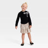 Cat & Jack Girl's Black Jacquard Crewneck Pullover Blouse | Cat & Jack In Lebanon