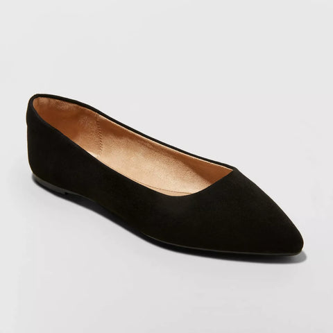 A New Day Women's Black Corinna Wide Width Ballet Flats | A New Day In Lebanon