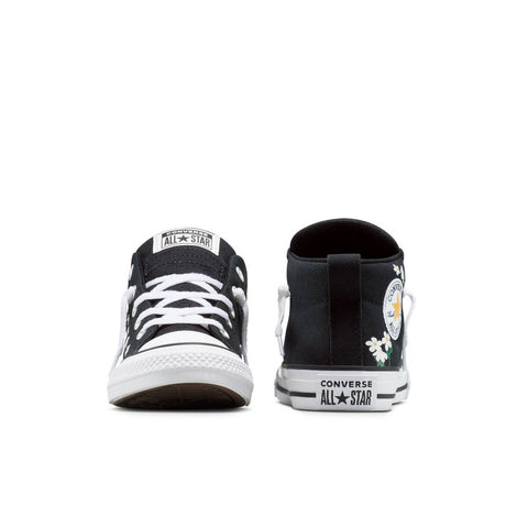 Converse Women's Black Floral Street Mid Top Sneakers|Converse In Lebanon
