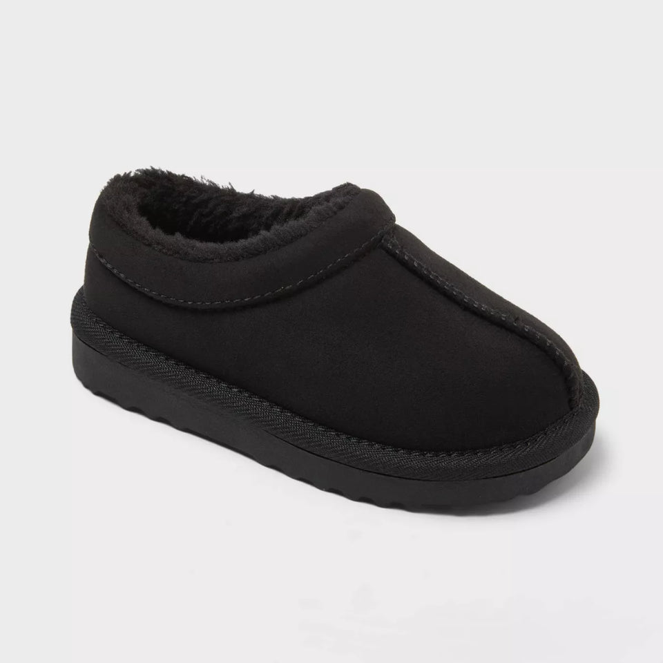 Cat & Jack Unisex Baby's Black Jude Clog Slippers