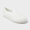 Cat & Jack Girl's White Rubber Studs Charlotte Slip-On Sneakers | Cat & Jack In Lebanon