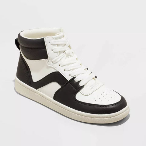 Universal Thread Women's Black & White Ankle Sneakers | Universal Thread In Lebanon