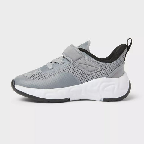 All In Motion Boy's Gray Peyton Hook and Loop Closure Performance Sneakers|All In Motion In Lebanon