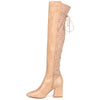 Journee Collection Women's Beige Valorie Boots