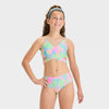 Art Class Girl's Multicolor Eastside Leaf Printed Bikini Set | Art Class In Lebanon