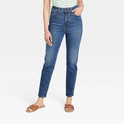 Universal Thread Women's Dark Blue High-Rise 90's Slim Jeans |Universal Thread In Lebanon