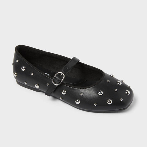 Art Class  Girl's Black Adjustable Buckle Strap, Flexible Outsole Ballerina   |Art Class in Lebanon