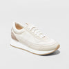 Universal Thread Women's Light Beige Low Top Lace-Up Sneaker with Memory Foam Insole | Universal Thread In Lebanon