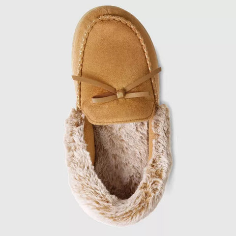 Isotoner Women's Tan Microsuede Slippers | Isotoner In Lebanon