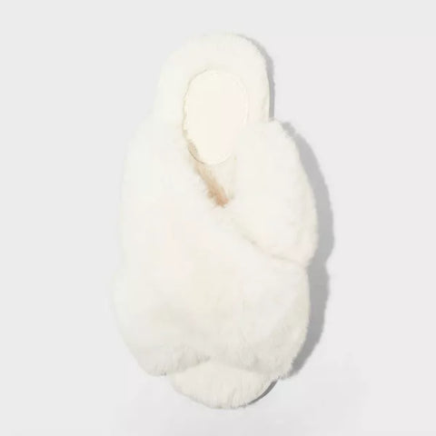 Auden Women's Off White Paris Crossband Slide Slippers |Auden In Lebanon