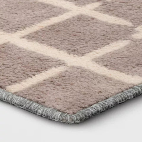 Room Essentials Gray Washable Checkered Area Rug | Room Essentials In Lebanon