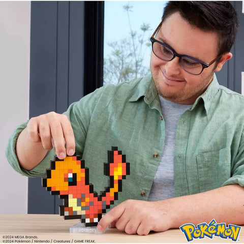 Mega Pokémon Charmander Building Toy Kit 349 Pieces Retro Set|Mega In Lebanon