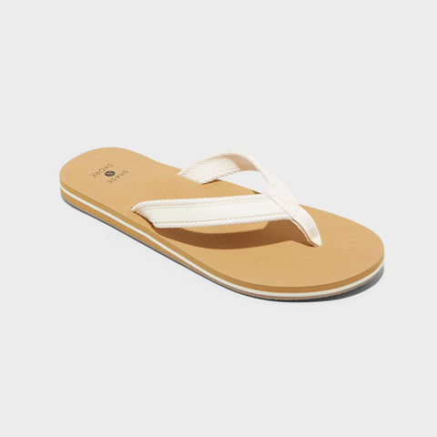 Shade & Shore Women's Beige Nona Thong Slippers | Shade & Shore In Lebanon