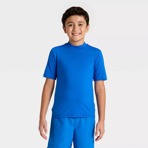 Cat & Jack Boy's Blue Rash Guard T-Shirt | Cat & Jack In Lebanon