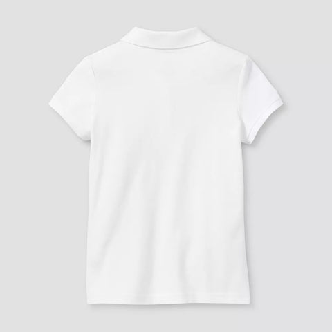 Cat & Jack Boy's White Short Sleeve Performance Polo T-Shirt | Cat & Jack In Lebanon