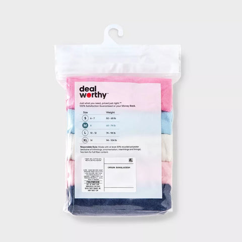 Dealworthy Girl's Blue/Pink 5pk Underwear Briefs | Dealworthy In Lebanon