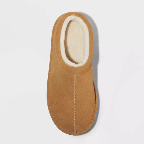 Auden Women's Tan Kaya Genuine Suede Clog Slippers | Auden In Lebanon