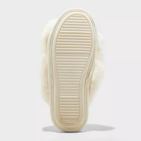 Auden Women's Off White Paris Crossband Slide Slippers |Auden In Lebanon