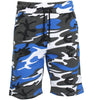 Galaxy By Harvic Men's Multicolor Slim Fit Camo Printed Shorts | Galaxy By Harvic In Lebanon