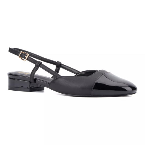 New York & Company Women's Black Ophelia Slingback Sandal | New York & Company In Lebanon