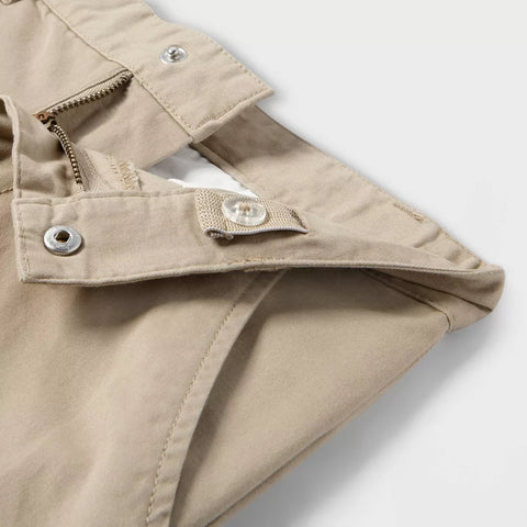 Cat & Jack Boy's Khaki Flat Front Uniform Chino Shorts|Cat & Jack In Lebanon