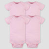 Gerber Baby Girl's Pink Pack Of 4 Short Sleeve Bodysuit | Gerber In Lebanon