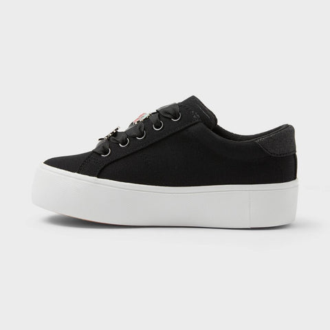 Cat & Jack Girl's Black Wren Platform Charm Sneakers|Cat & Jack In Lebanon