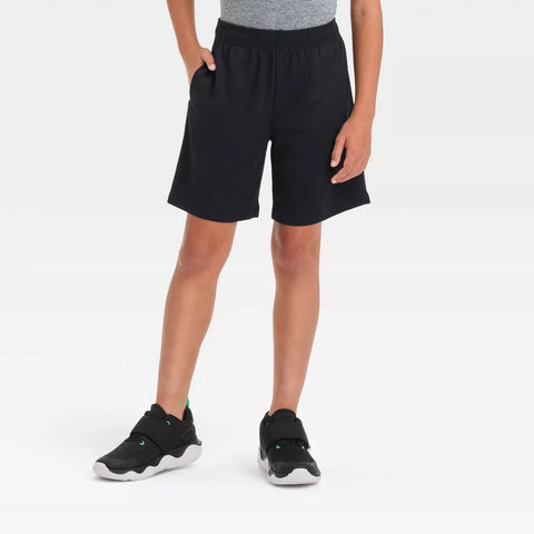 All In Motion Boy's Black Mesh Shorts |All In Motion In Lebanon