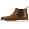 Vance Men's Brown Plain Toe Casual Chelsea Boot