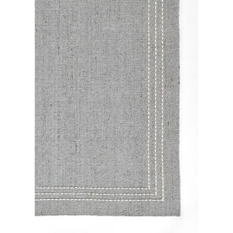 Momeni Light Blue Oliver Striped Border Handloomed Rug | Momeni In Lebanon