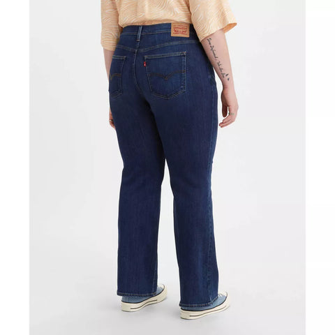 Levi's Women's Dark Blue Plus Size 726 High-Rise Flare Jeans | Levi's In Lebanon