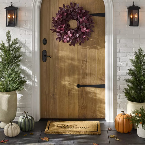 Threshold "Welcome" Coir Doormat Natural Outdoor Front Rug | Threshold In Lebanon