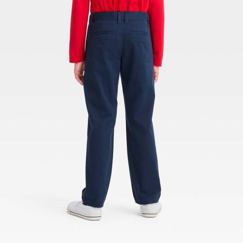 Cat & Jack Boy's Navy Straight Fit Uniform Pants | Cat & Jack In Lebanon