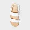 Cat & Jack Girl's White Kailan Footbed Sandals | Cat & Jack In Lebanon