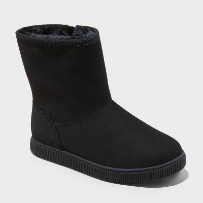 Cat&Jack Girl's Black Mid Boots| Cat&Jack in Lebanon