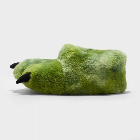 Cat & Jack Boy's Green Kai Dinosaur Foot Slippers |Cat & Jack In Lebanon