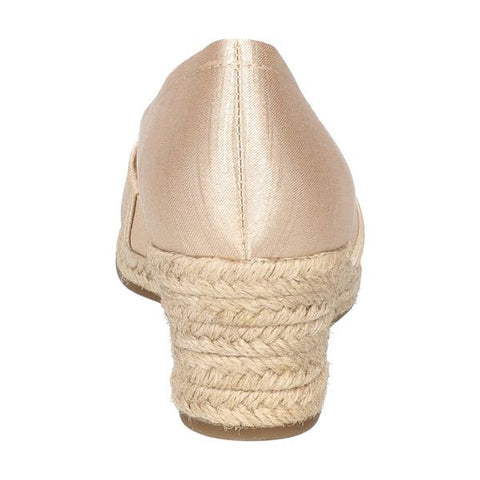Easy Street Women's Natural Jasper SuperFlex Espadrille   Heeled Sandals |  Easy Street in Lebanon